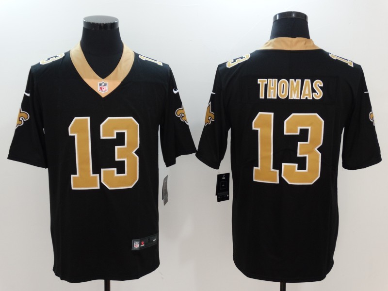 Men's New Orleans Saints Michael Thomas #13 Black Team Color Jersey